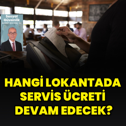 Restoranda servis ücreti istisnası