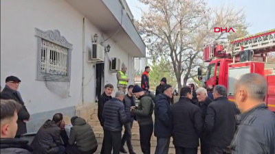 Mardin'de feci yangın! 2 kişi öldü!