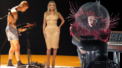 Sahneye iç çamaşırıyla çıktı