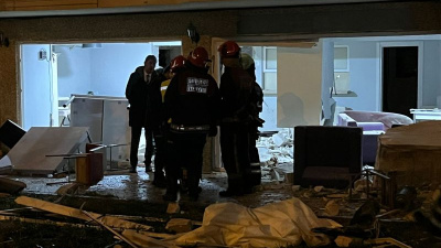 Öğrenci yurdunun mutafında patlama