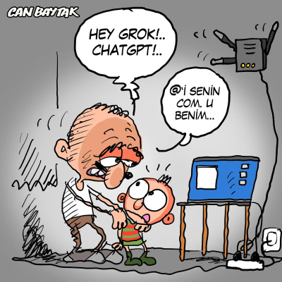 Can Baytak karikatürleri (Şubat 2026)