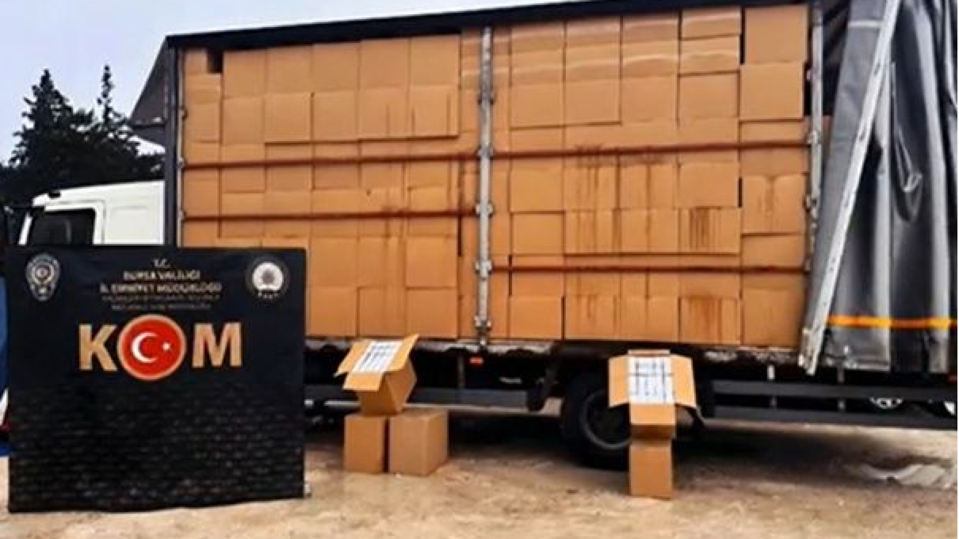 Bursa’da 8,7 milyon makaron ve 1,6 ton kaçak tütün ele geçirildi