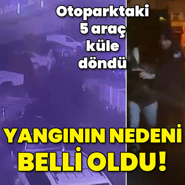 Akılalmaz olay! Isınmak istedi 5 aracı yaktı!