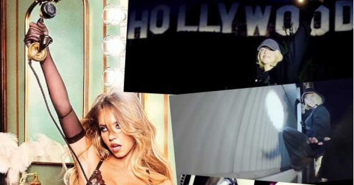 Sydney Sweeney'nin Hollywood Tabelasına Sütyen Asma Gösterisi ve Görsel Efekt