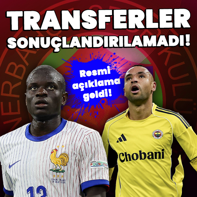 Fenerbahçe'den N'Golo Kante ve En-Nesyri açıklaması!