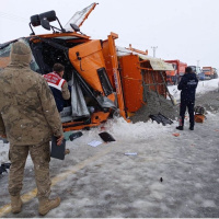 İki kişi hayatını kaybetti! Kar küremesi feci bitti!