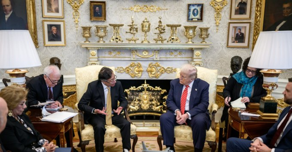 ABD Başkanı Trump ile Kolombiya Cumhurbaşkanı Petro'nun İlk Görüşmesi