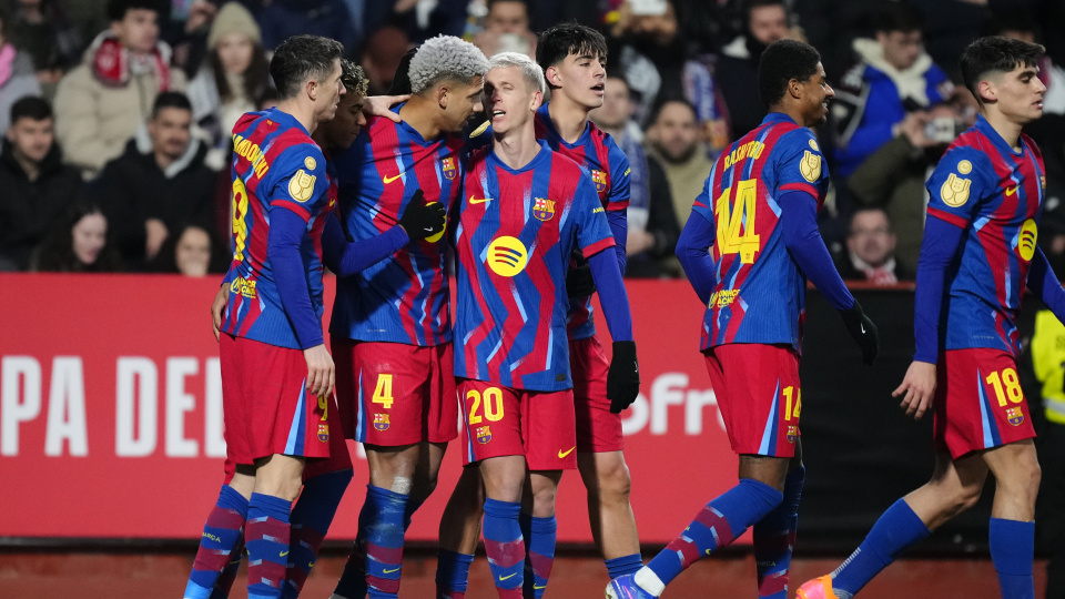 Barcelona, Kral Kupası'nda yarı finalde!