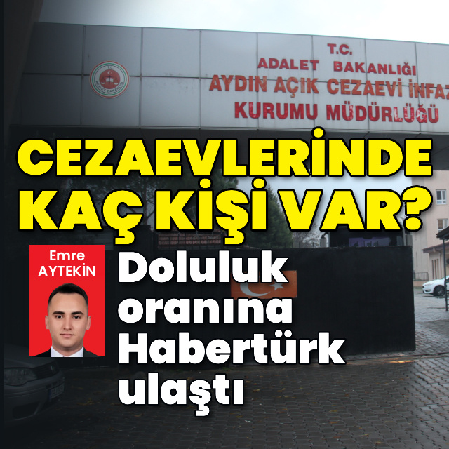 Cezaevlerinde kaç kişi var? Doluluk oranına Habertürk ulaştı