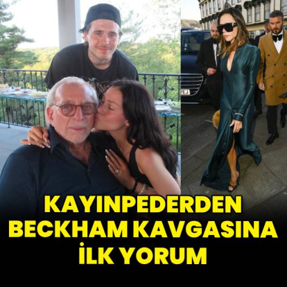 Beckham kavgasına kayınpederden yorum