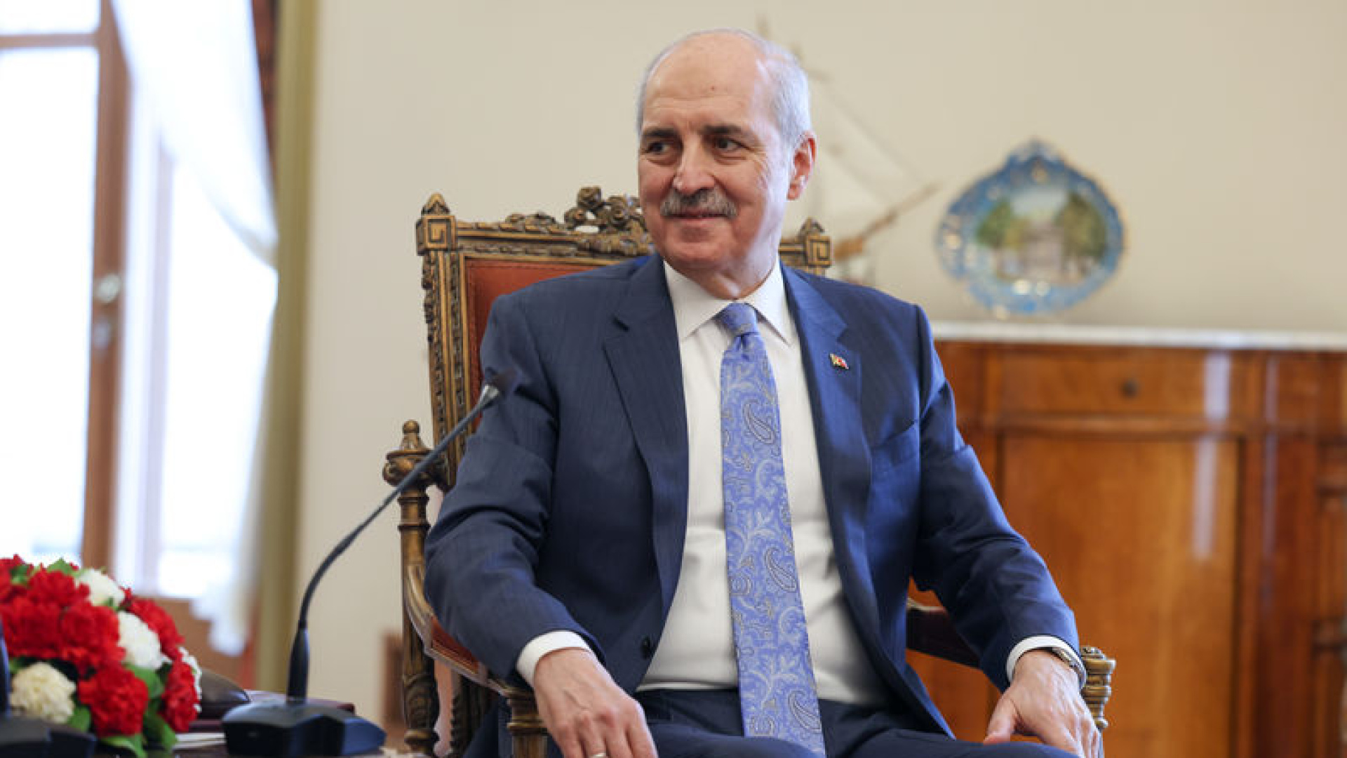TBMM Başkanı Kurtulmuş, komisyon raporu için parti temsilcilerini kabul etti
