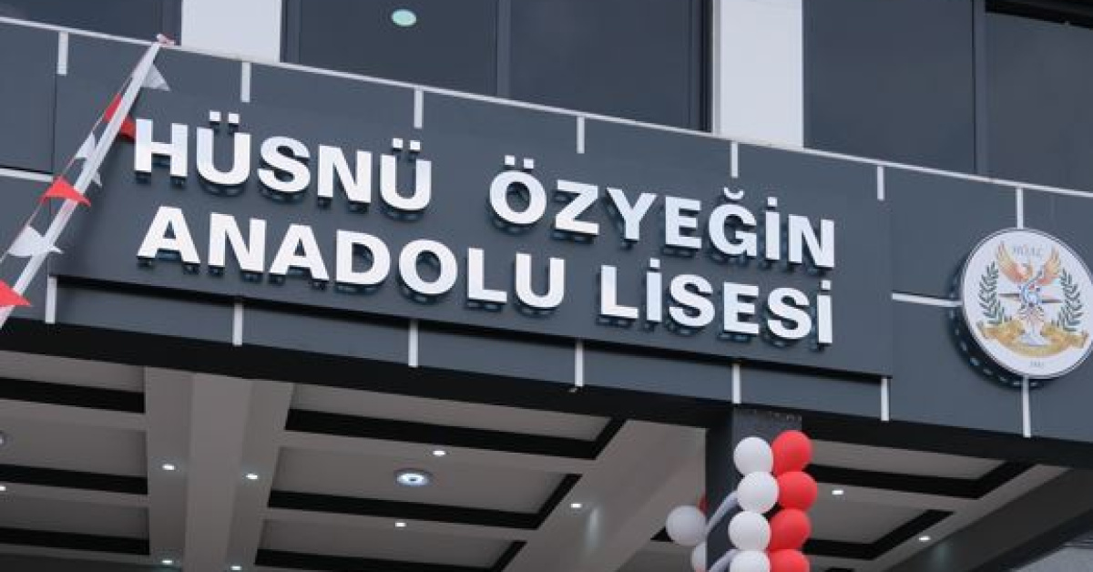Hatay Hüsnü Özyeğin Anadolu Lisesinin Yeniden Açılışı ve Özellikleri