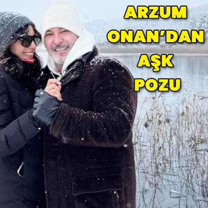 Arzum Onan'dan aşk pozu