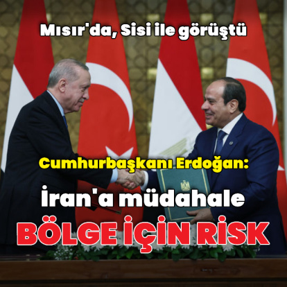 Cumhurbaşkanı Erdoğan Kahire'de