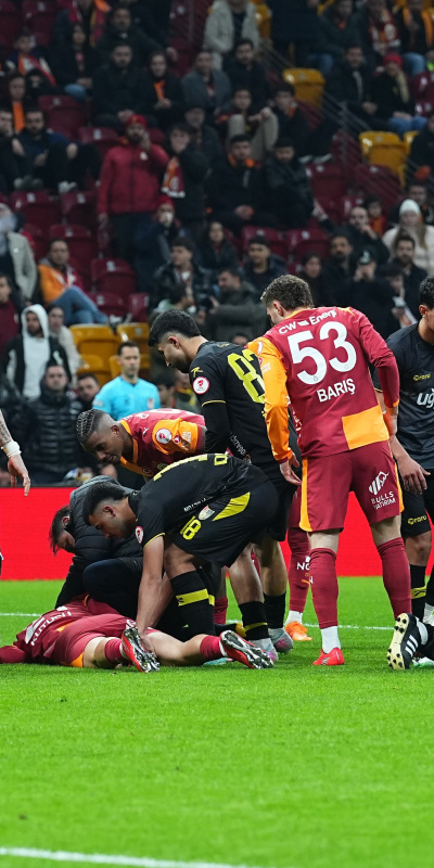 Maçta korku dolu anlar!