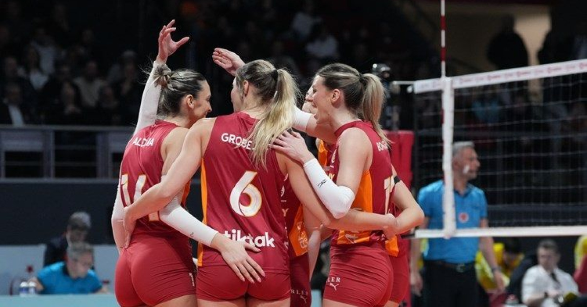 Galatasaray Daikin 3-2 Allianz MTV'yı mağlup ederek CEV Kupası çeyrek finaline yükseldi