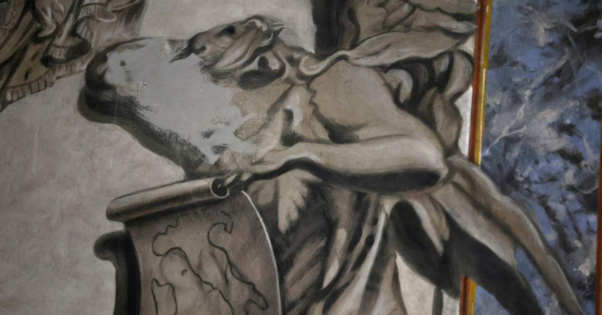 Roma Bazilikasında Melek Figürü Freski Kaldırıldı - Meloni Benzetimi
