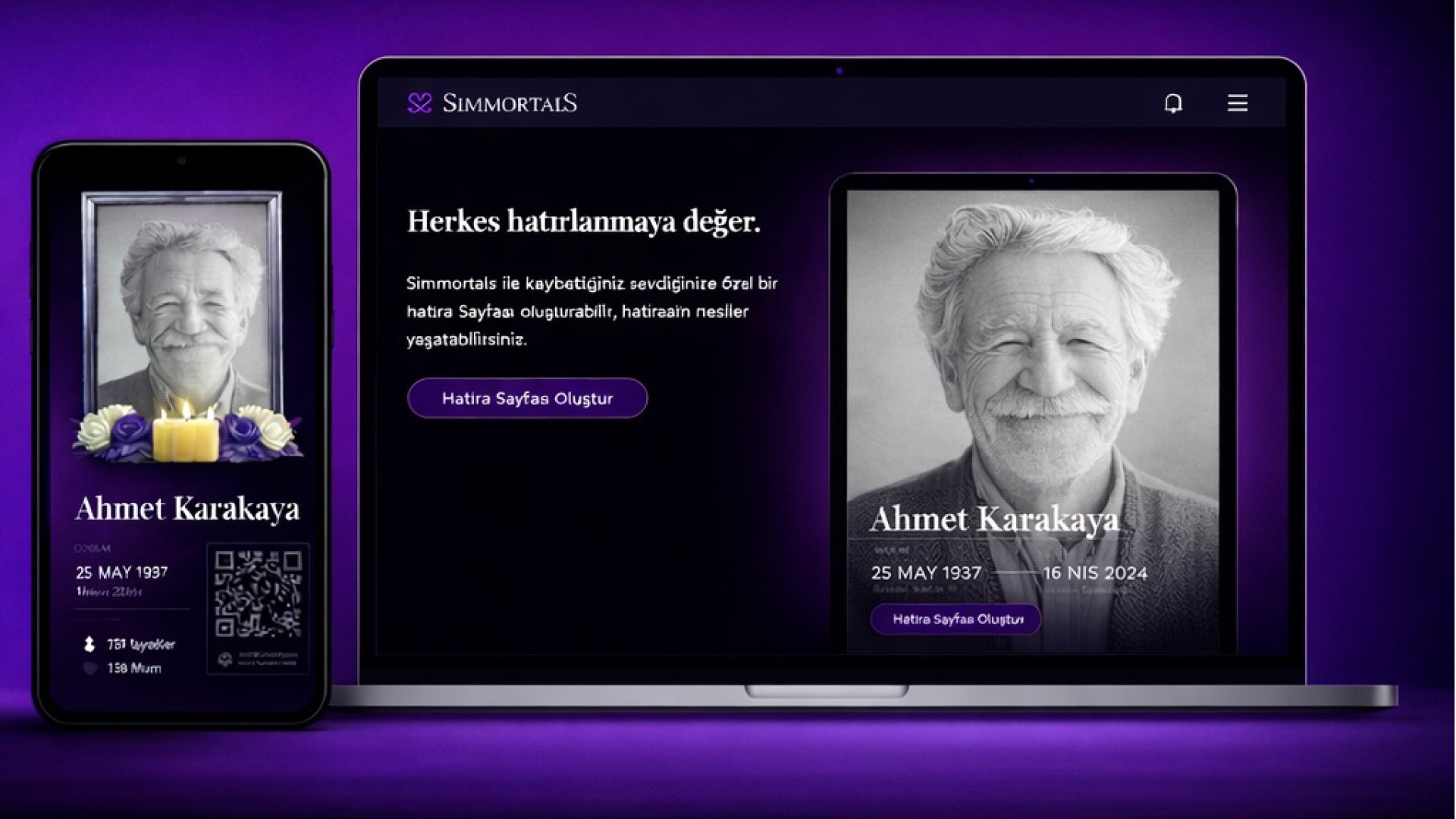 SimmortalS: Yapay Zekâ ile Anıları Ölümsüzleştiren Türk Platformu