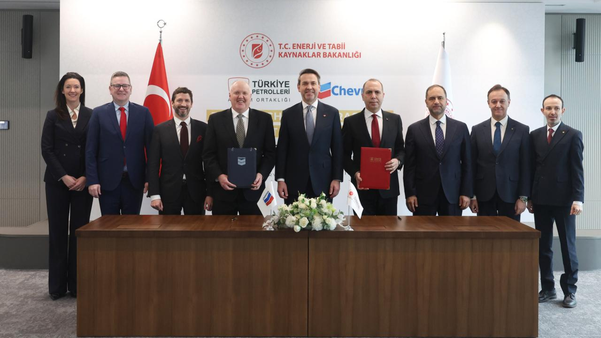 TPAO ile Chevron Arasında Petrol ve Doğalgaz Arama İş Birliği Anlaşması İmzalandı