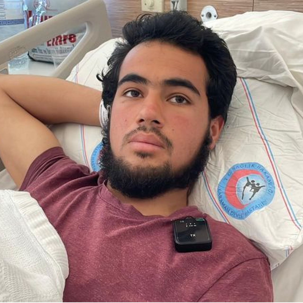 Domuz saldırısına uğradı, ölümden döndü