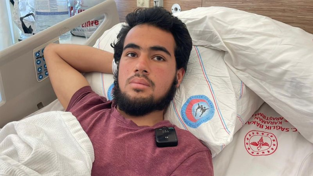 Domuz saldırısına uğradı, ölümden döndü