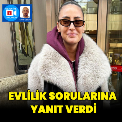 Evlilik sorularına yanıt verdi