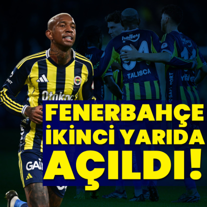 Fenerbahçe kupada ikinci yarı açıldı!