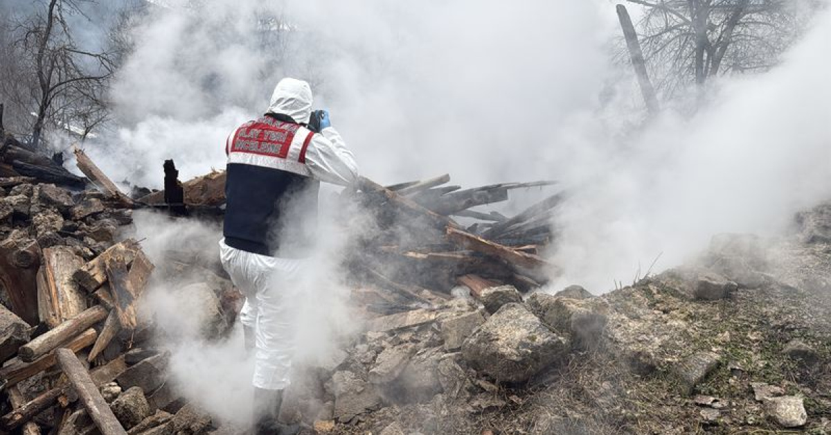 Karabük Ovacık'ta Ahır Yangını: 4 Ahşap Ev, 1 Ahır ve 2 Büyükbaş Hayvan Öldü