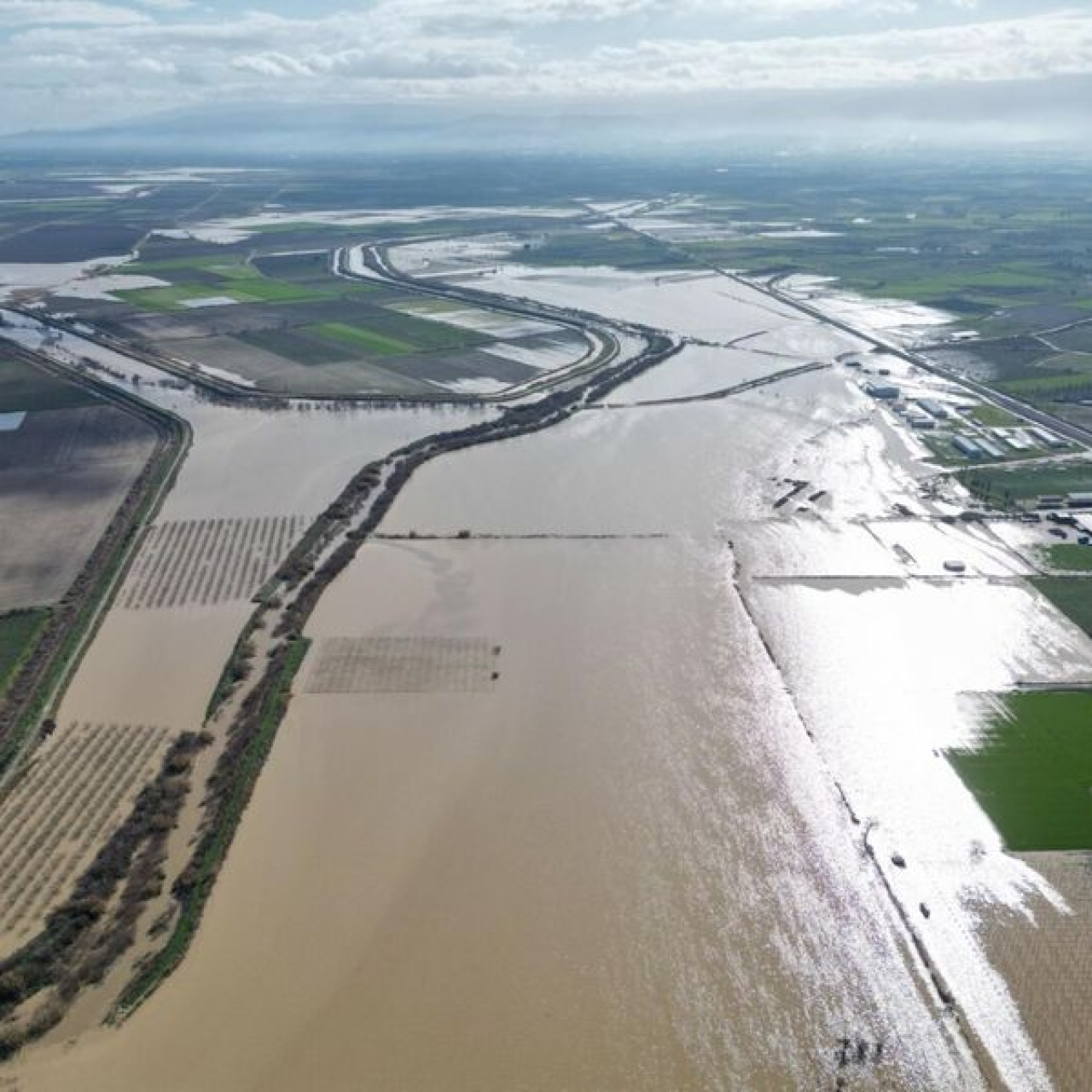 Gediz Ovası sular altında
