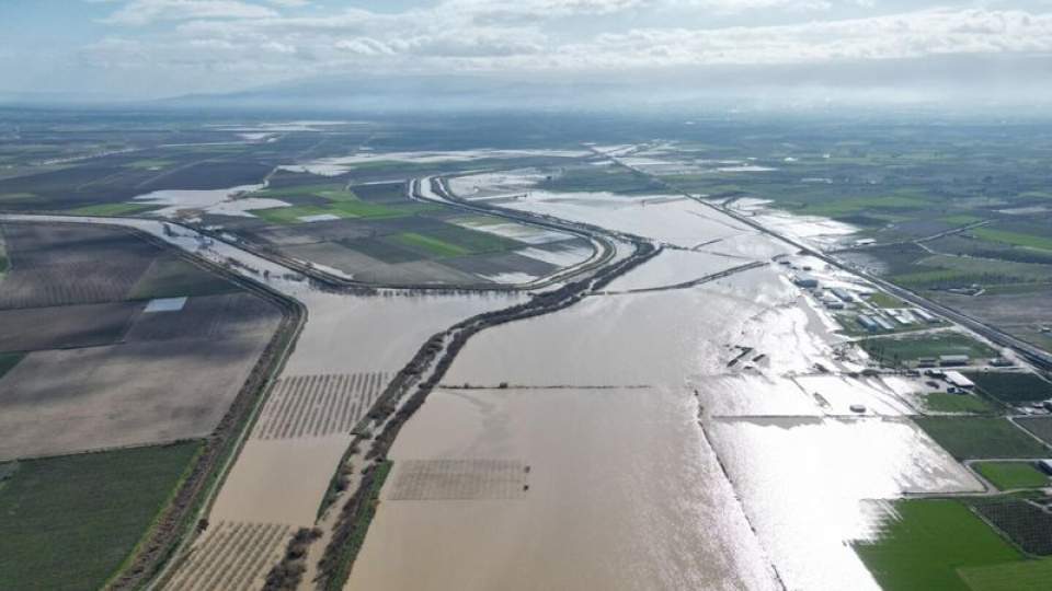 Gediz Ovası sular altında