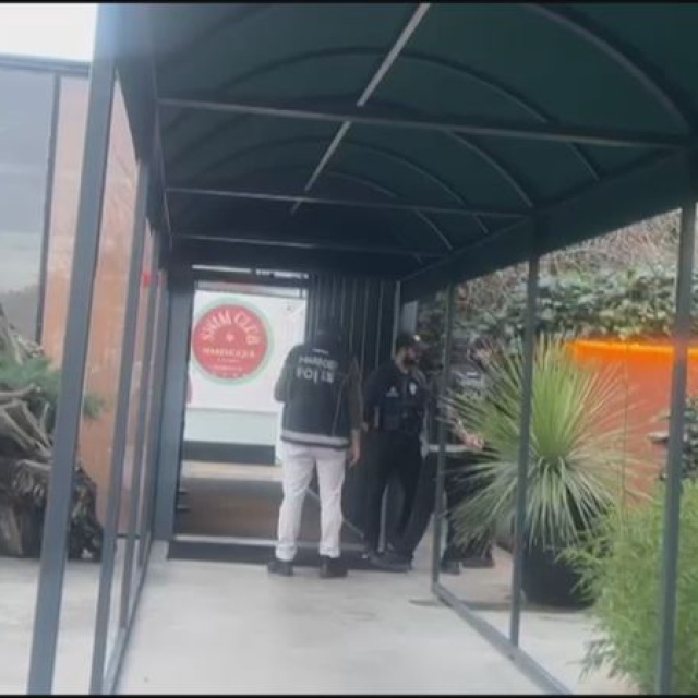 Bebek'teki spor salonuna narkotik operasyonu