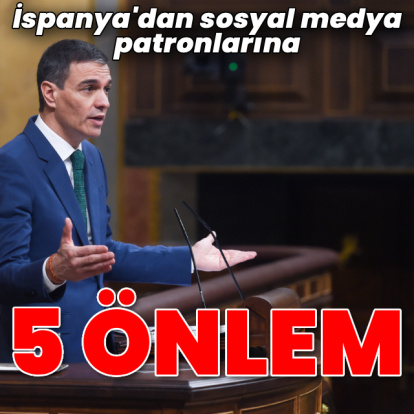 İspanya'dan sosyal medya patronlarına 5 önlem
