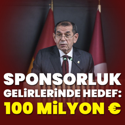 Sponsorluk gelirinde hedef 100 milyon Euro!
