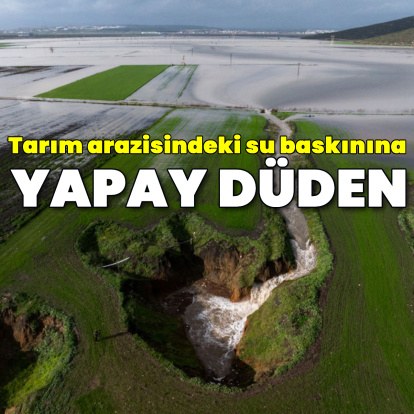 Düden yaptılar! Suyu yeraltına verdiler