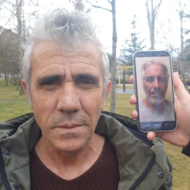 Epstein'e benzeyen adam isyan etti