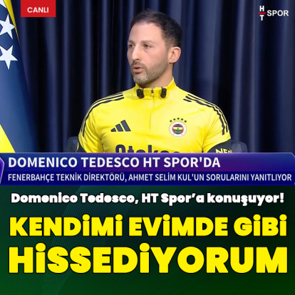 Domenico Tedesco HT Spor'a konuşuyor!