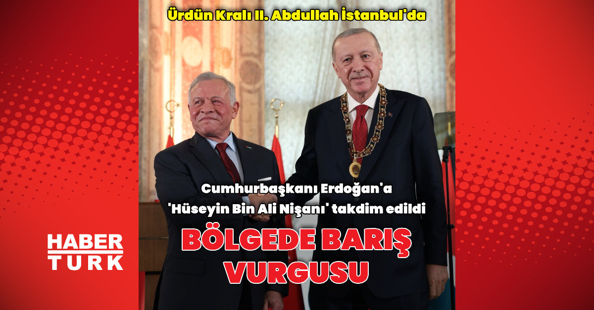 Ürdün Kralı 2. Abdullah, İstanbul'da