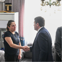 Adalet Bakanı Tunç’tan, Atlas Çağlayan’ın ailesine ziyaret