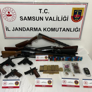 Uyuşturucu ve silah kaçakçılığı: 3 gözaltı