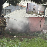 Aynı evde önce cinayet, sonra yangın!