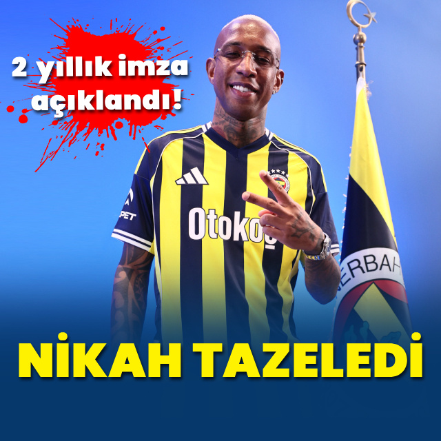 Fenerbahçe, Anderson Talisca ile nikah tazeledi!