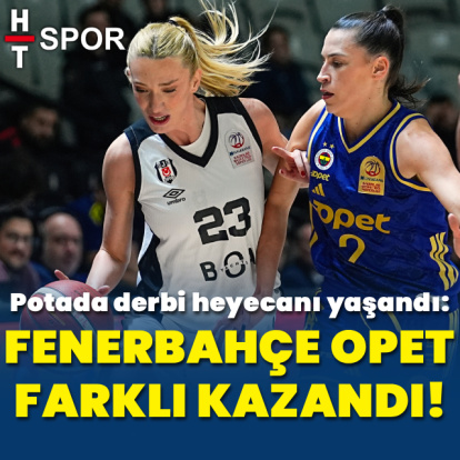 Fenerbahçe Opet derbide farka koştu!