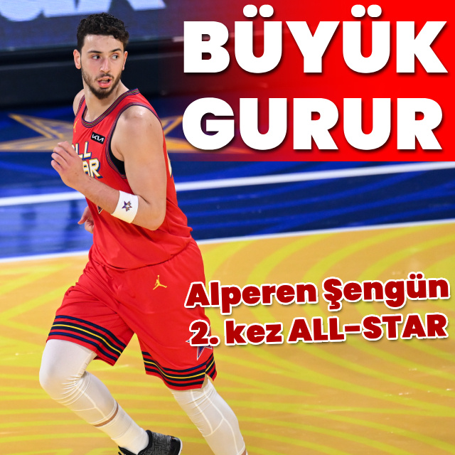 Alperen Şengün ikinci kez NBA All-Star'a seçildi!
