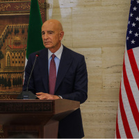 Ferhan, ABD'nin Suriye Özel Temsilcisi Barrack'la görüştü