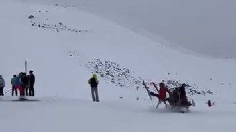 Üst üste yığıldılar: 6 yaralı