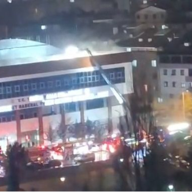 Ankara'da saunada yangın