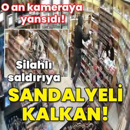 O an kameraya yansıdı! Silahlı saldırıya sandalyeli kalkan!