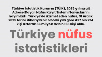 Türkiye nüfus istatistikleri