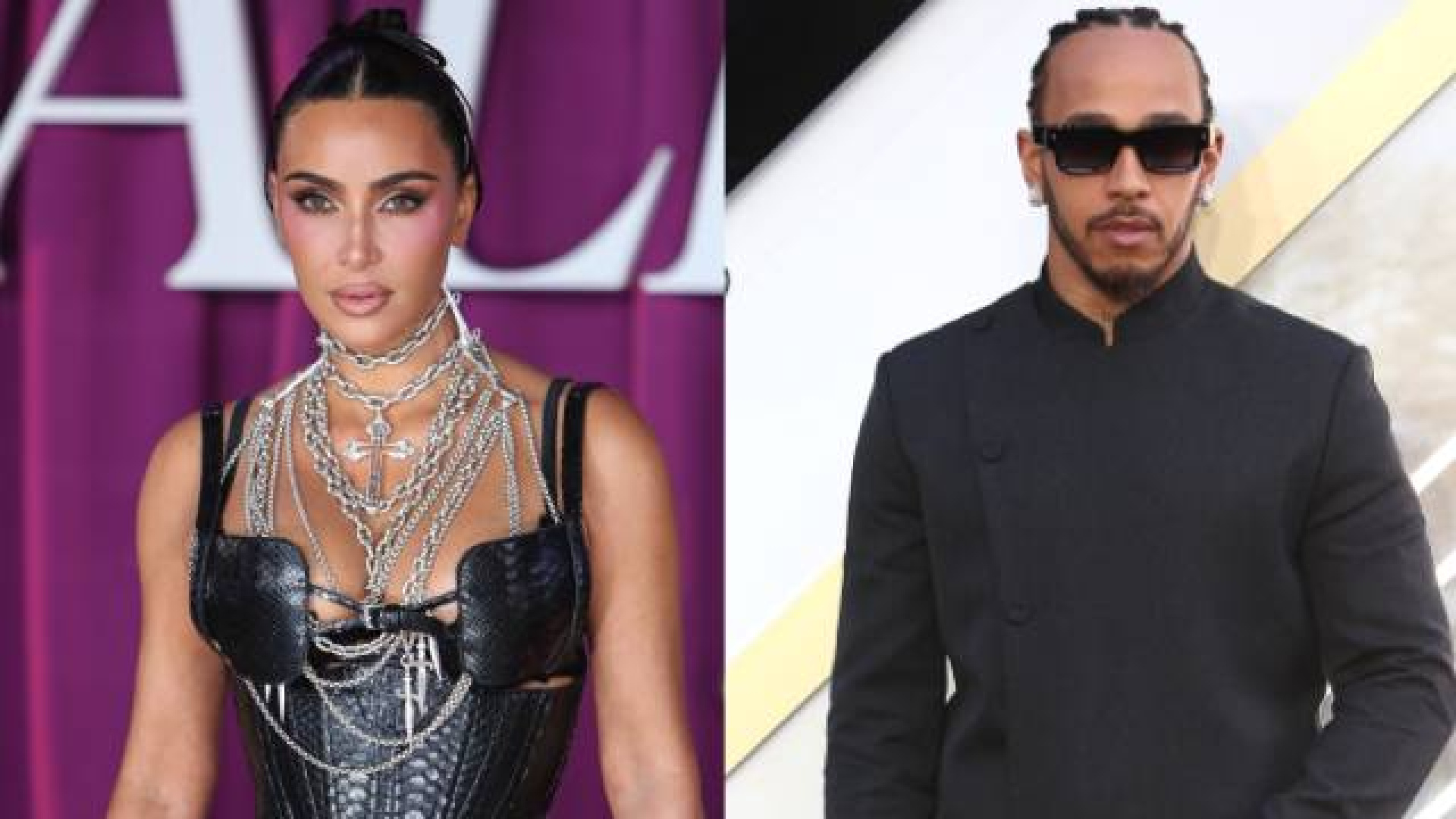 Kim Kardashian ile Lewis Hamilton ilk kez birlikte kameraların karşısına çıktı