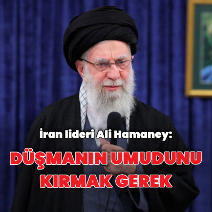 Ali Hamaney: Düşmanın umudu kırılmalı